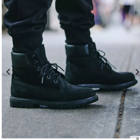 Timberland Black Waterproof Boots Size 7 Ankle Boots Hiking Outdoor - Picture 1 of 12